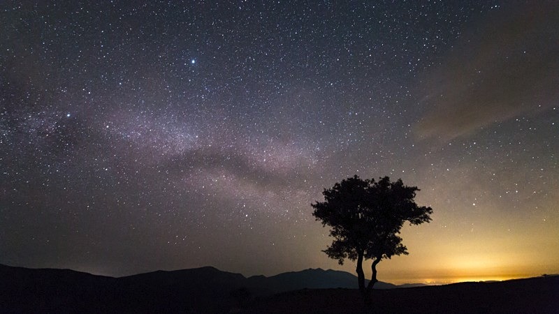 First rising of the Milky Way in 2017