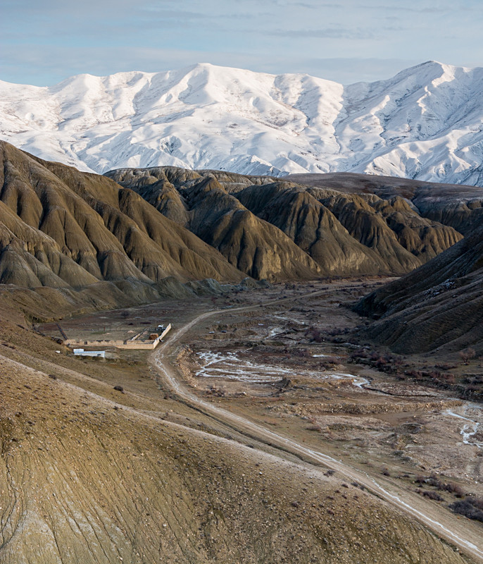 Azerbaijan winter landscape photography Xizi