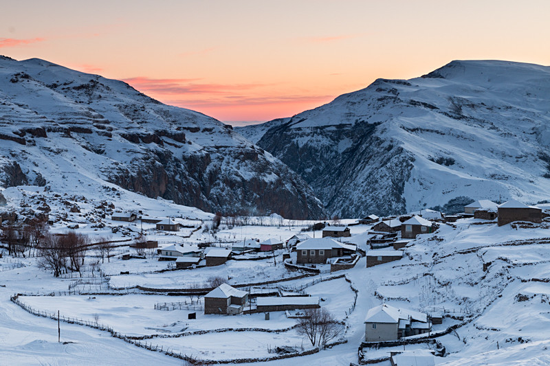 Azerbaijan winter photography