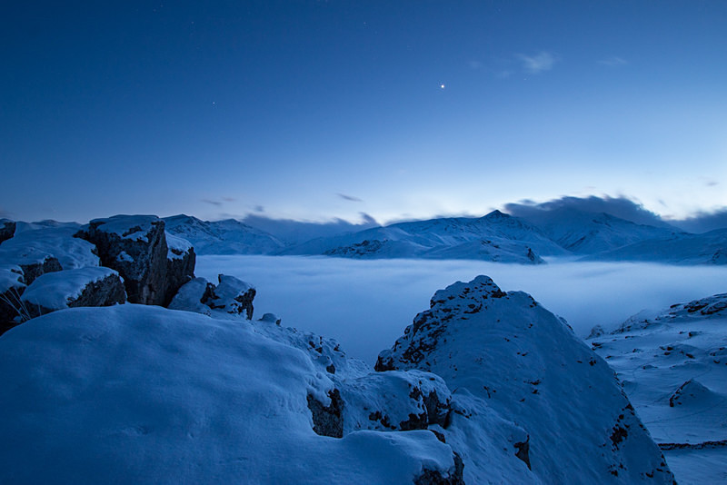 Above the clouds in Azerbaijan