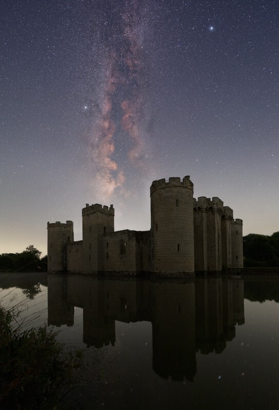 The Great Rift at Bodiam Castle - England