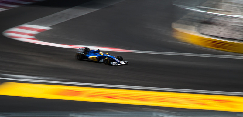 Blue on yellow