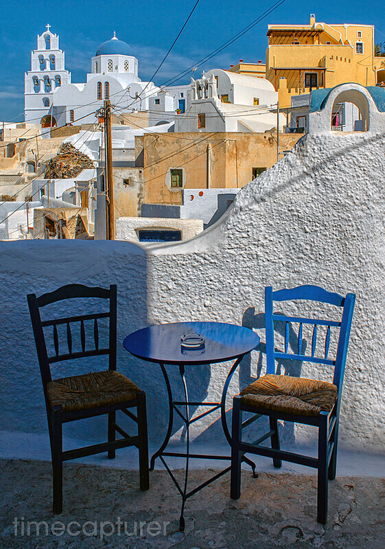 A Seat In The Shade - Greek Islands