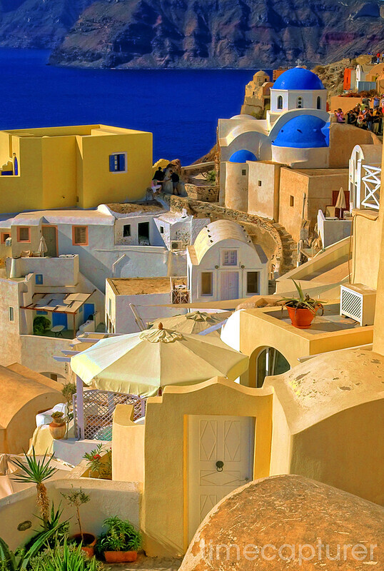 Blue Dome View - Greek Islands