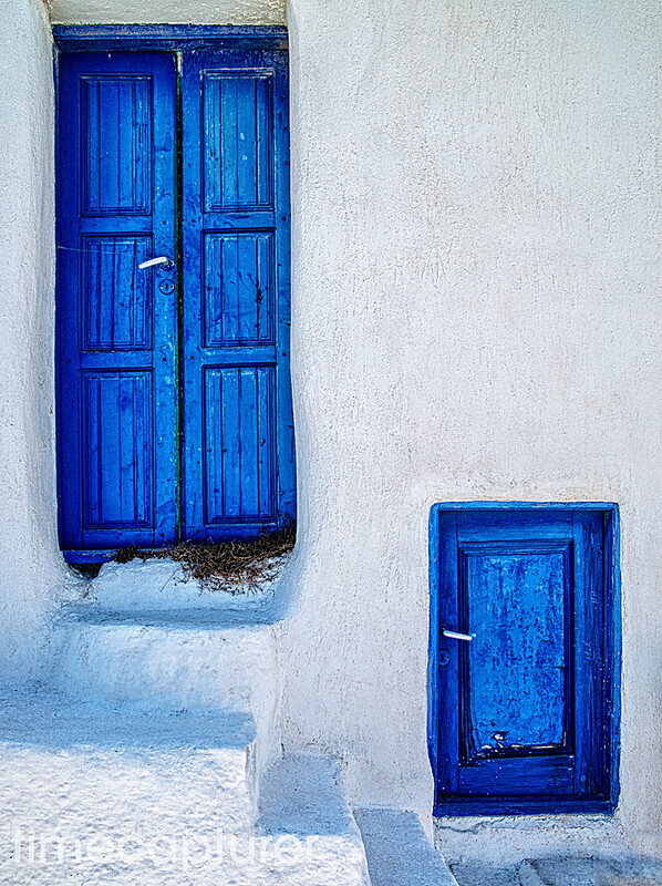 Blue Doors - Greek Islands