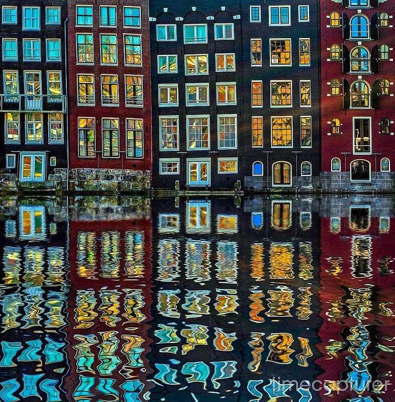 Damrak Windows - The Netherlands