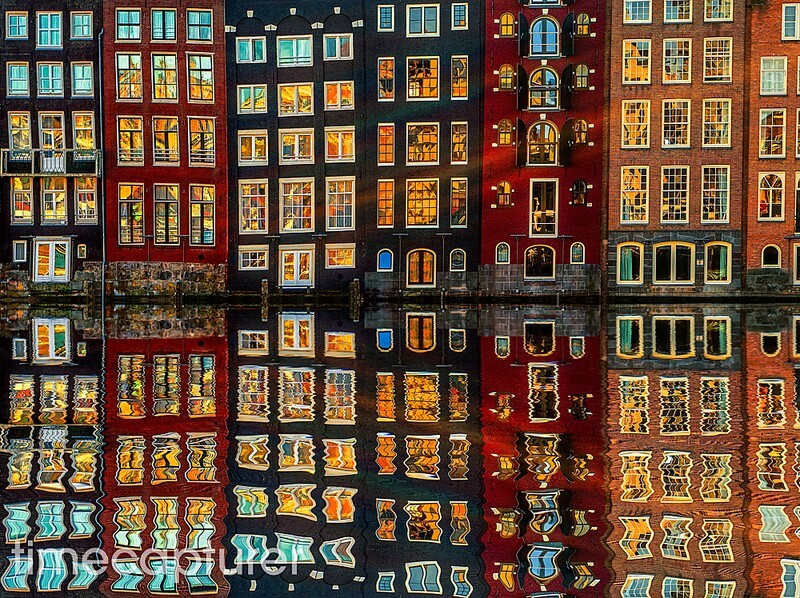 Damrak Windows 2 - The Netherlands