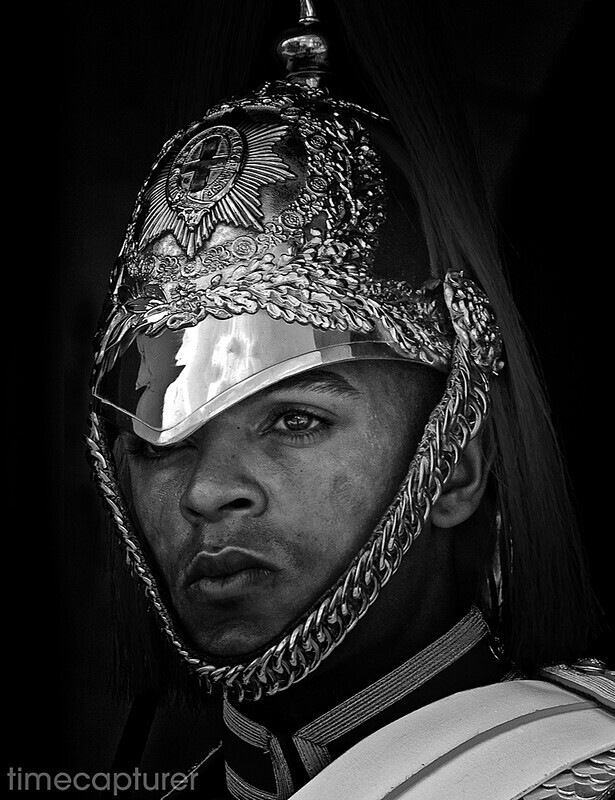The Whitehall Guardsman - Monochrome (Black & White)