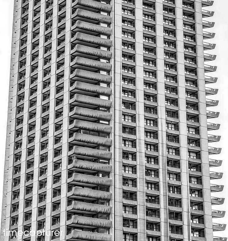 Brutalist Barbican - Monochrome (Black & White)