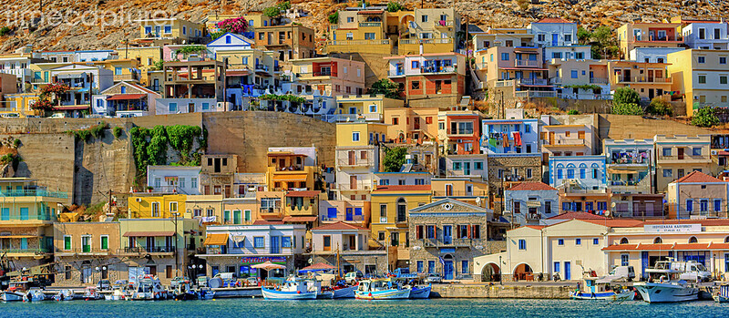 Coloured Walls - Greek Islands