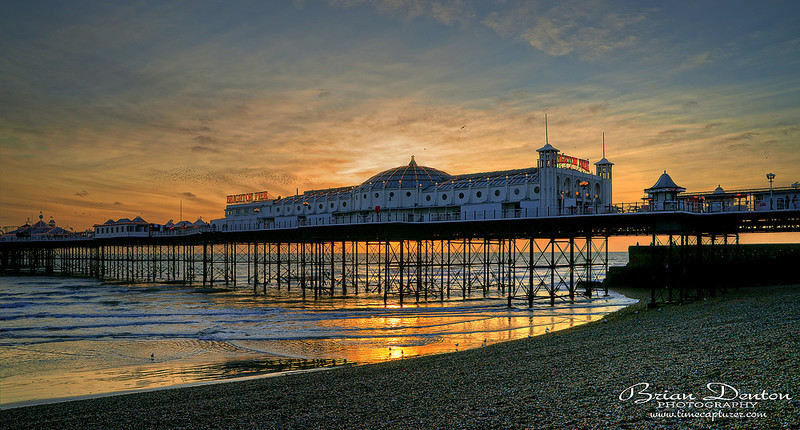Palace Pier Sunset - Sussex & Brighton