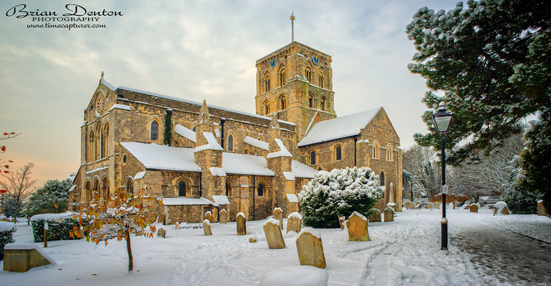 Winter Churchyard - Castles & Churches