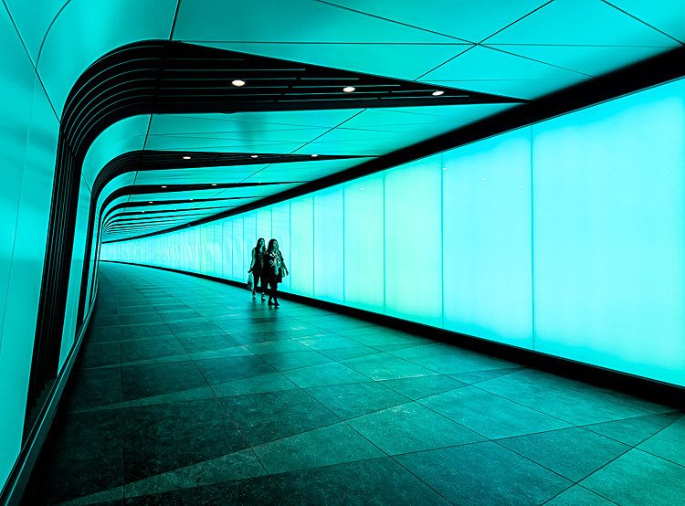 Light Tunnel At King's Cross (2)