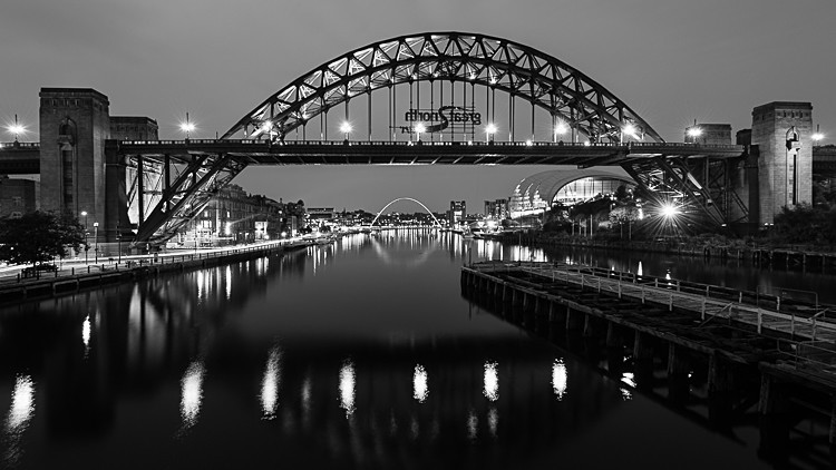 The Tyne and the Millennium Bridges (2) - Newcastle