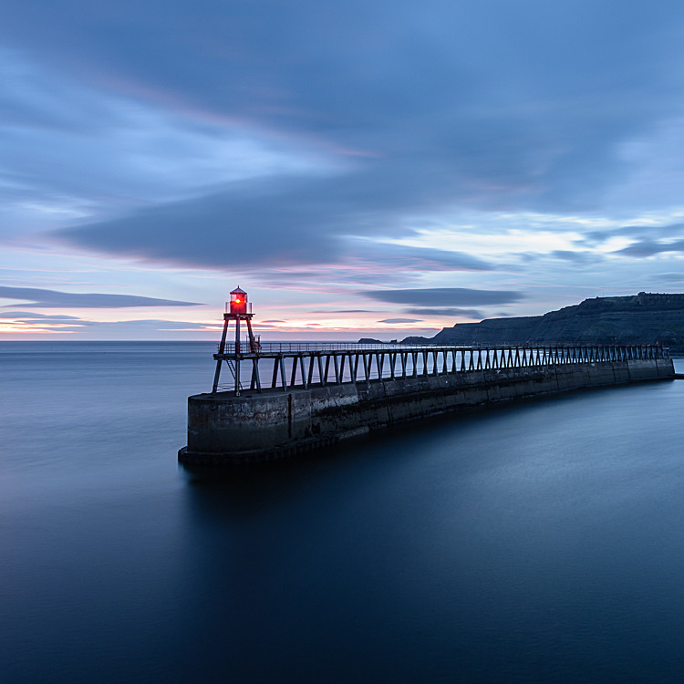 Dawn at Disused Pier (3) - Around Whitby