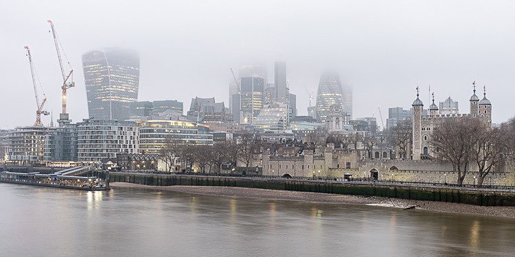 The Walkie-Talkie building from Tower Bridge - Tower Bridge