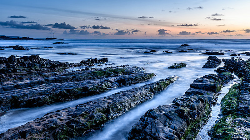 Crooklets Beach sunset - Cornwall