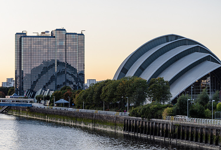 The SEC Armadillo and Crowne Plaza (1) - Glasgow