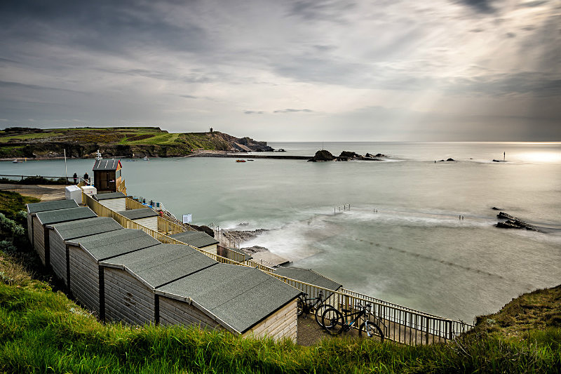 Overlooking the Sea Pool at Bude - Cornwall
