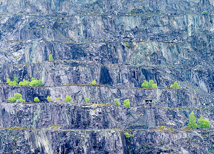 Dinorwic Quarry from Llyn Peris (1) - Wales