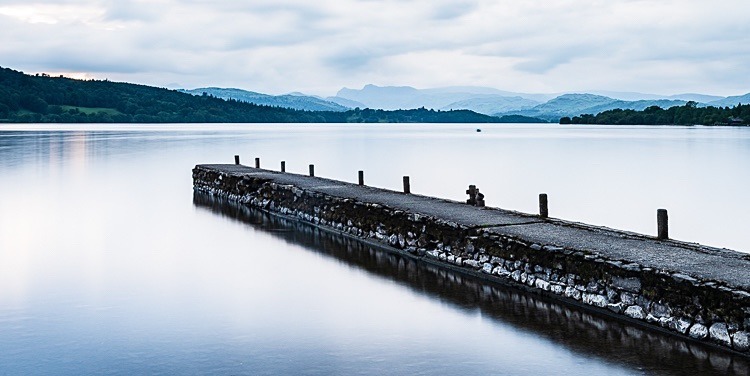Jetty on Windermere (3) - The Lake District