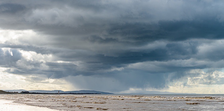 Approaching storm, New Brighton (2) - Merseyside