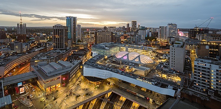 Grand Central Station from the Rotunda - Birmingham
