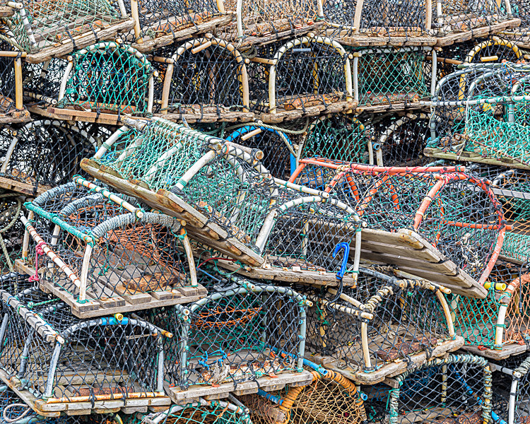 Lobster pots at Whitby Harbour (2) - Around Whitby