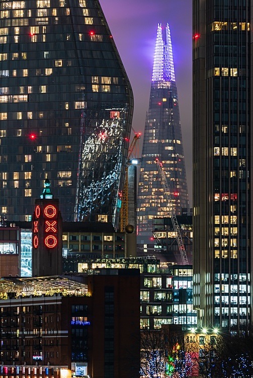 The Oxo Tower and the Shard - The Shard