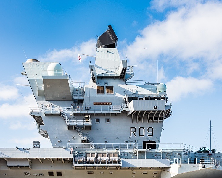 HMS Prince of Wales (R09) Aircraft Carrier (2) - Merseyside