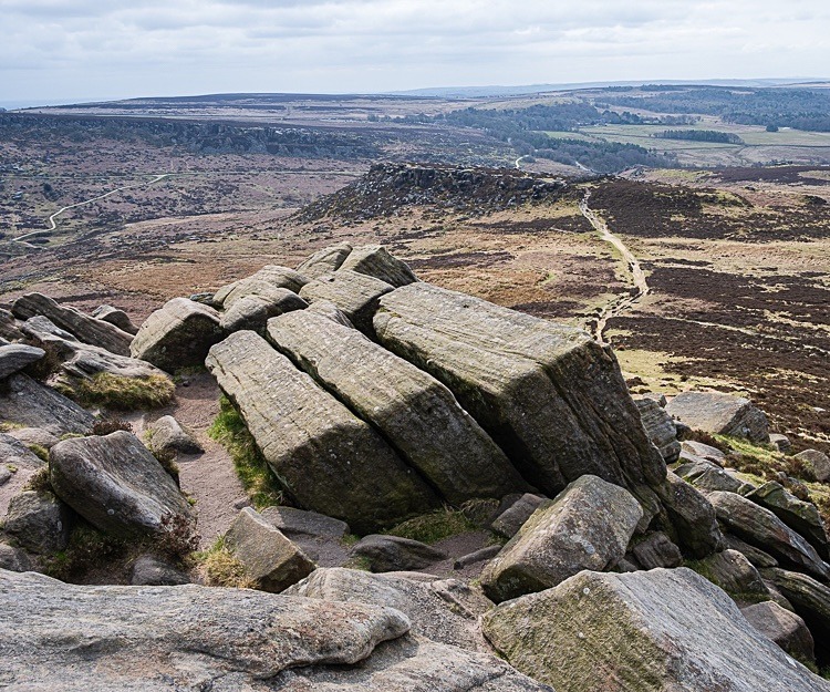 Towards Carl Wark from Higger Tor - Other locations