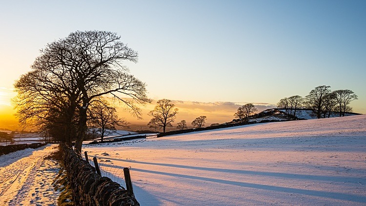 Sunset by Buxton Old Road - Other Cheshire Locations