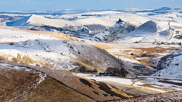 Park house Hill and Chrome Hill from Axe Edge (1) - Parkhouse and Chrome Hills