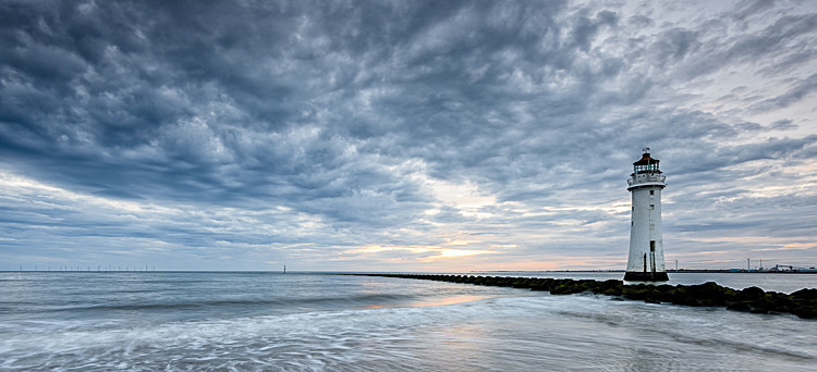 Sunset at Perch Rock Lighthouse (5) - Merseyside
