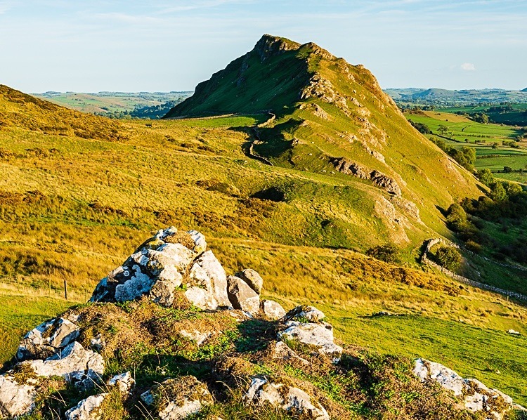 Evening light on Chrome Hill (2) - Parkhouse and Chrome Hills
