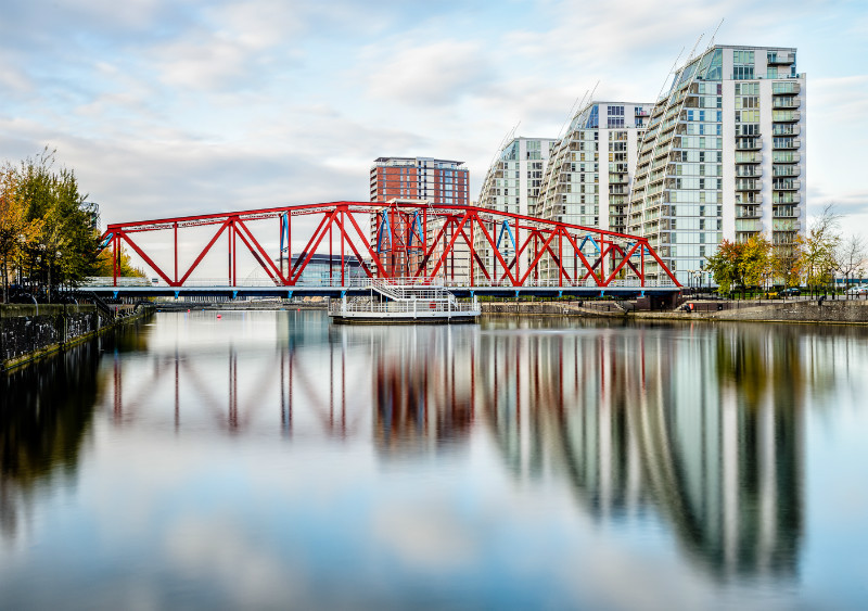 Quayside Apartments and Detroit Bridge - Salford Quays