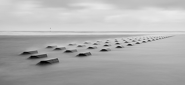 Sea defences, New Brighton (1) - Merseyside