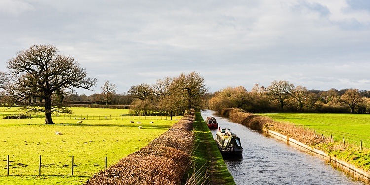 Llangollen Branch of the Shropshire Union Canal at Hurleston - Other Cheshire Locations