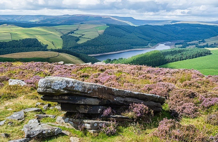 Ladybower from Derwent Edge - Ladybower Reservoir