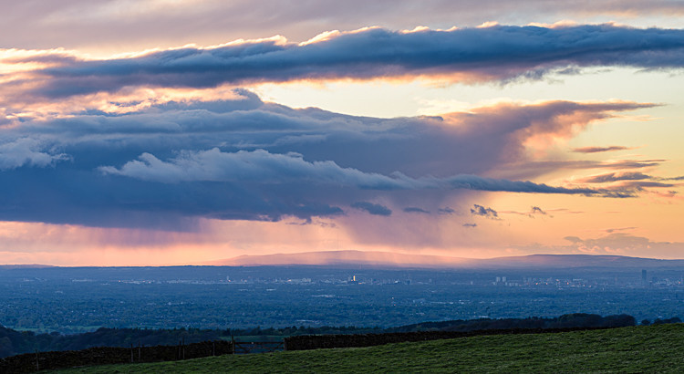 Manchester from Rainow (2) - Manchester