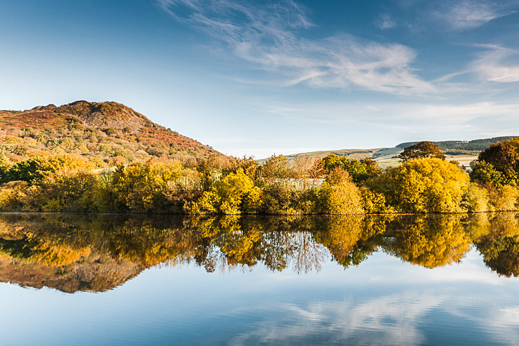 Tegg's Nose Reflections in Bottoms Reservoir (1) - The Langley Reservoirs