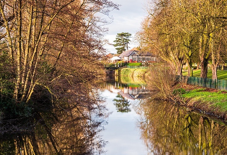 River Dane in Congleton Park - Other Cheshire Locations