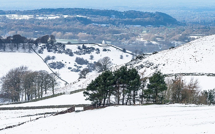 White Nancy - Macclesfield in Winter