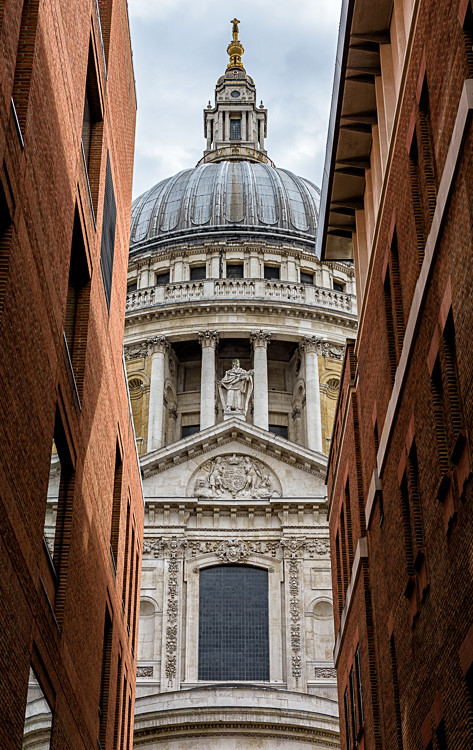St Paul's Cathedral from Paternoster Square - St Paul's Cathedral