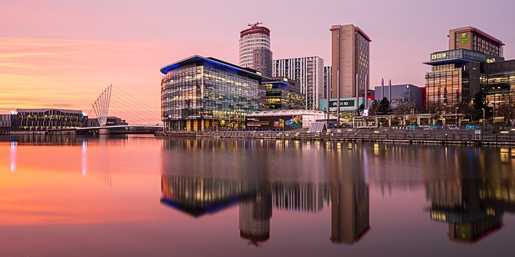 Sunset at Salford Quays - Salford Quays