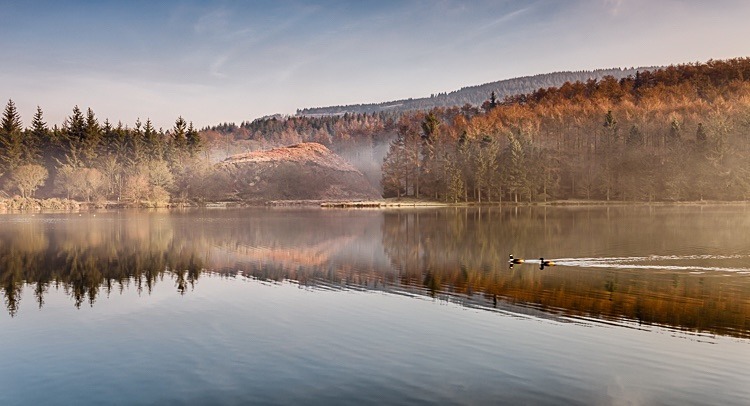 Trentabank reservoir reflections (4) - Macclesfield Countryside