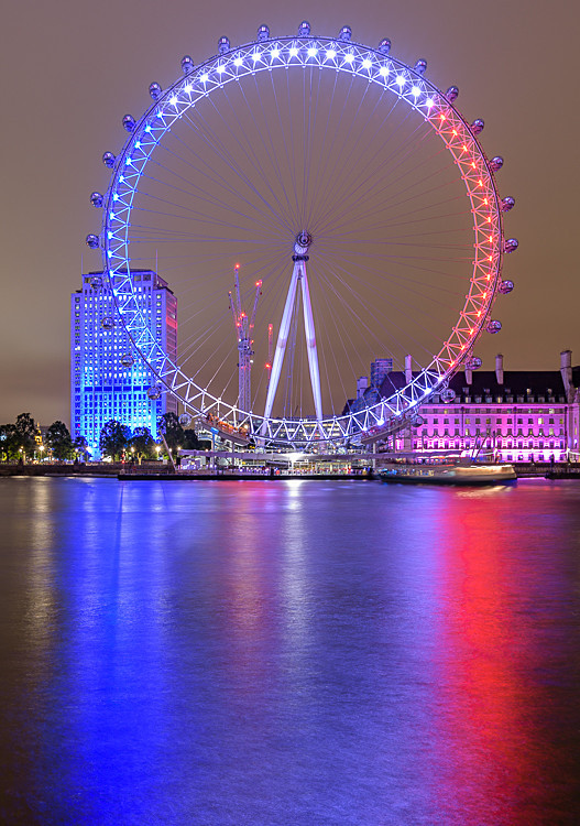 The London Eye in Tricolor - Westminster