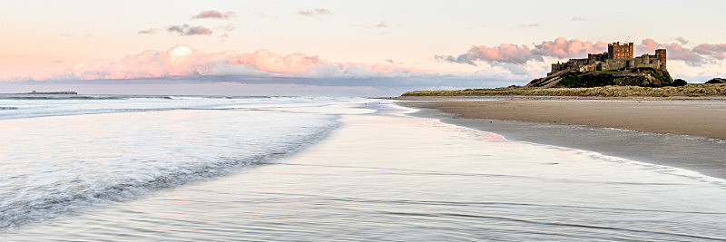 Sunset at Bamburgh (3) - Northumberland
