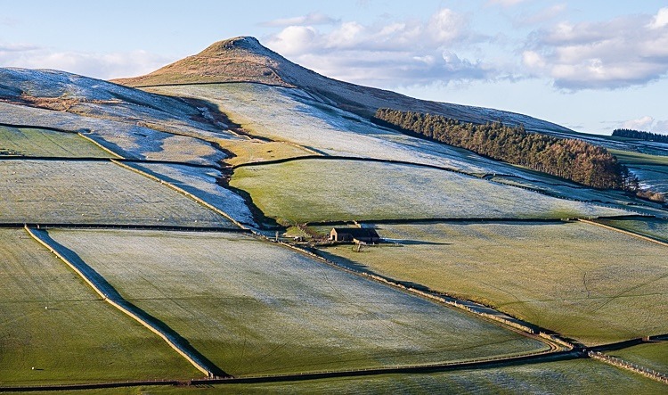 Dusting of snow on Shutlingsloe - Shutlingsloe