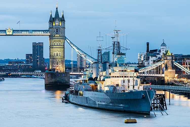 HMS Belfast and Tower Bridge (2) - Tower Bridge